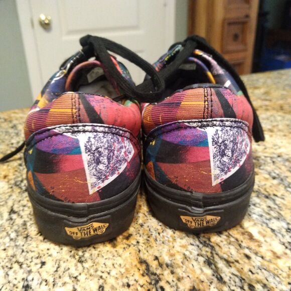 Vans Old Skool Low Abstract Multicolor Skate Shoes Men's Size 10 721454 - Picture 10 of 12